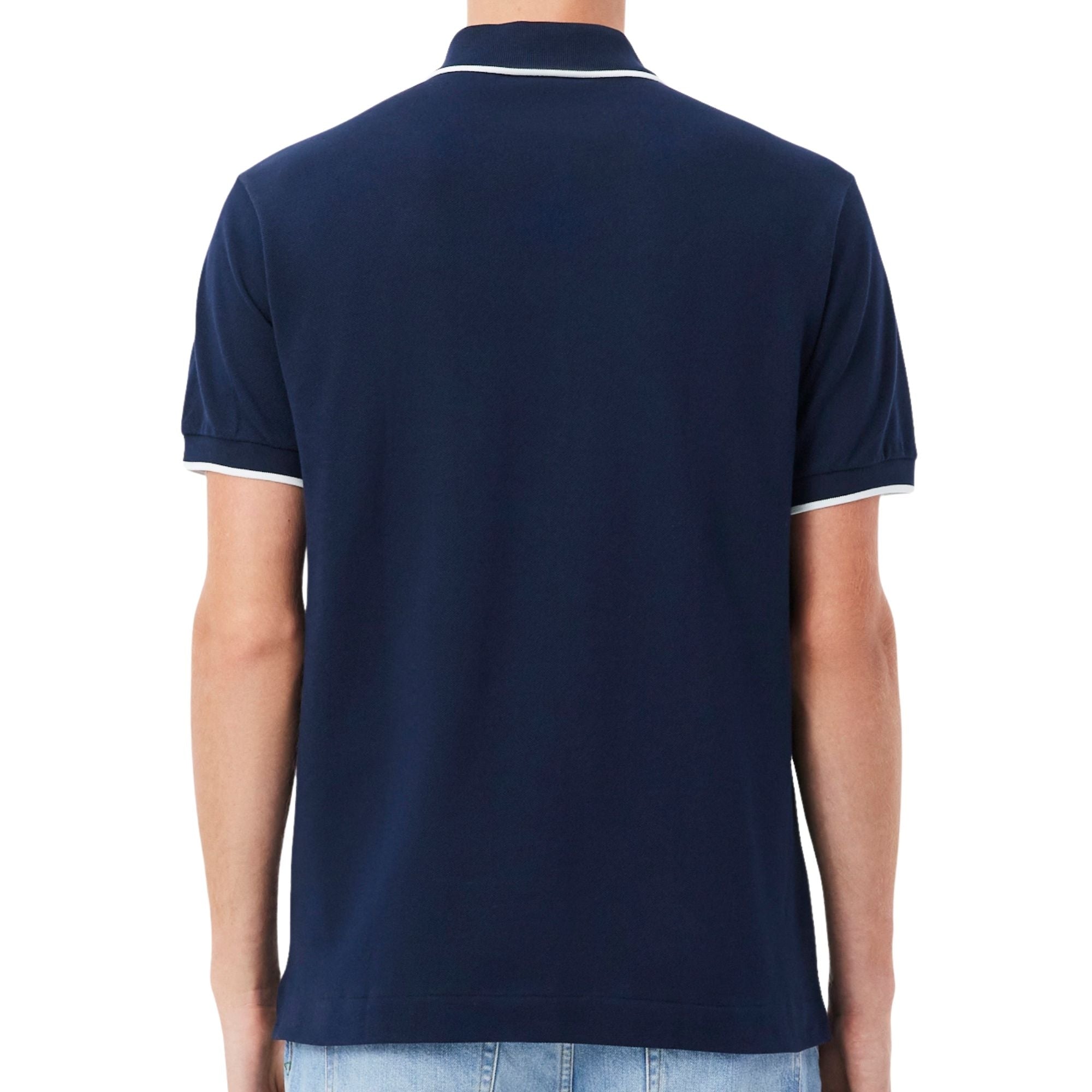 Classic Fit Pocket Accent Polo Shirt - Navy