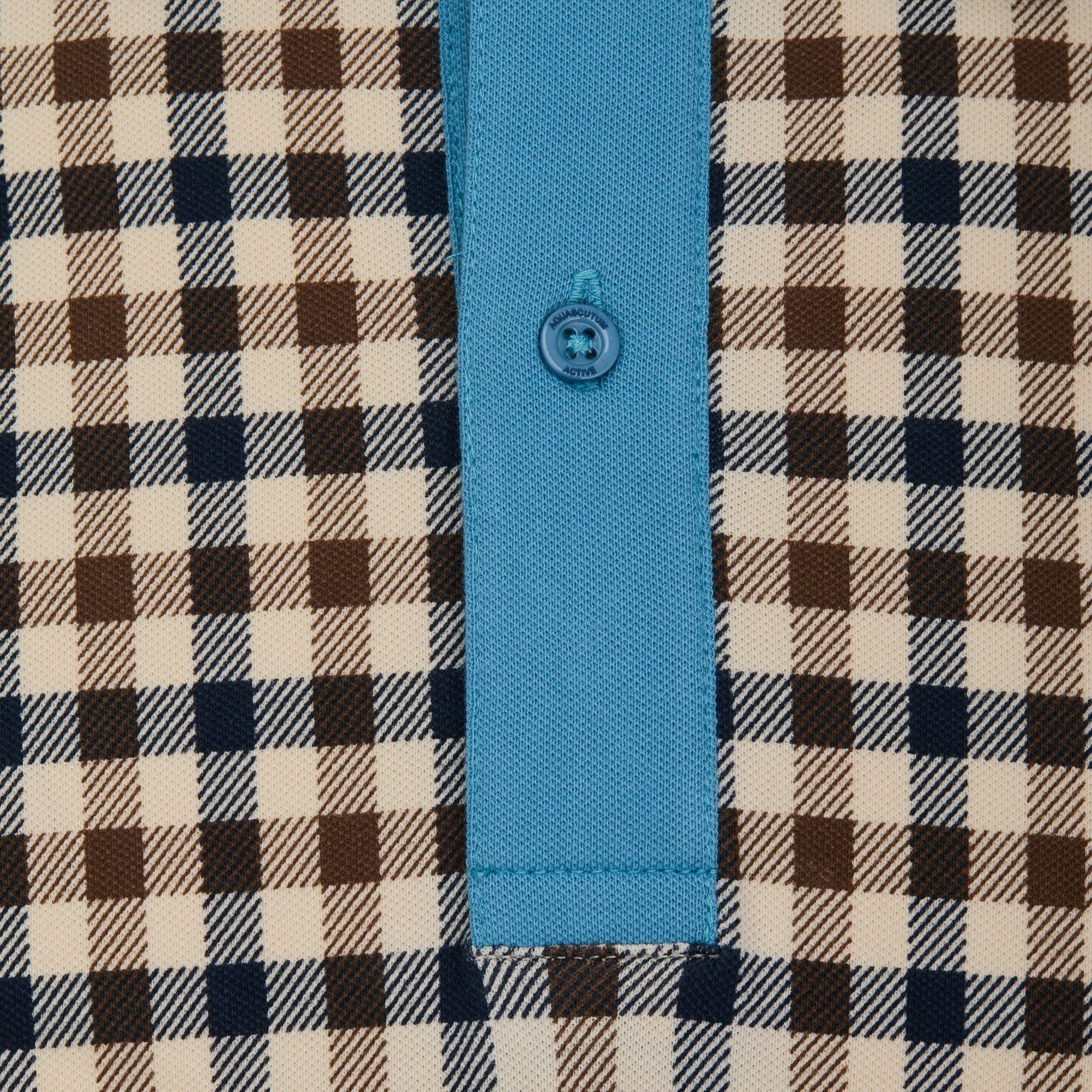 Club Check Polo Shirt - Avio