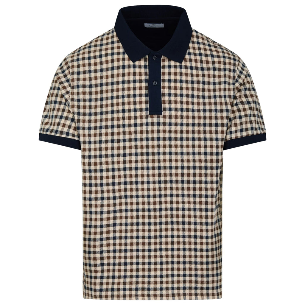 Club Check Polo Shirt - Navy