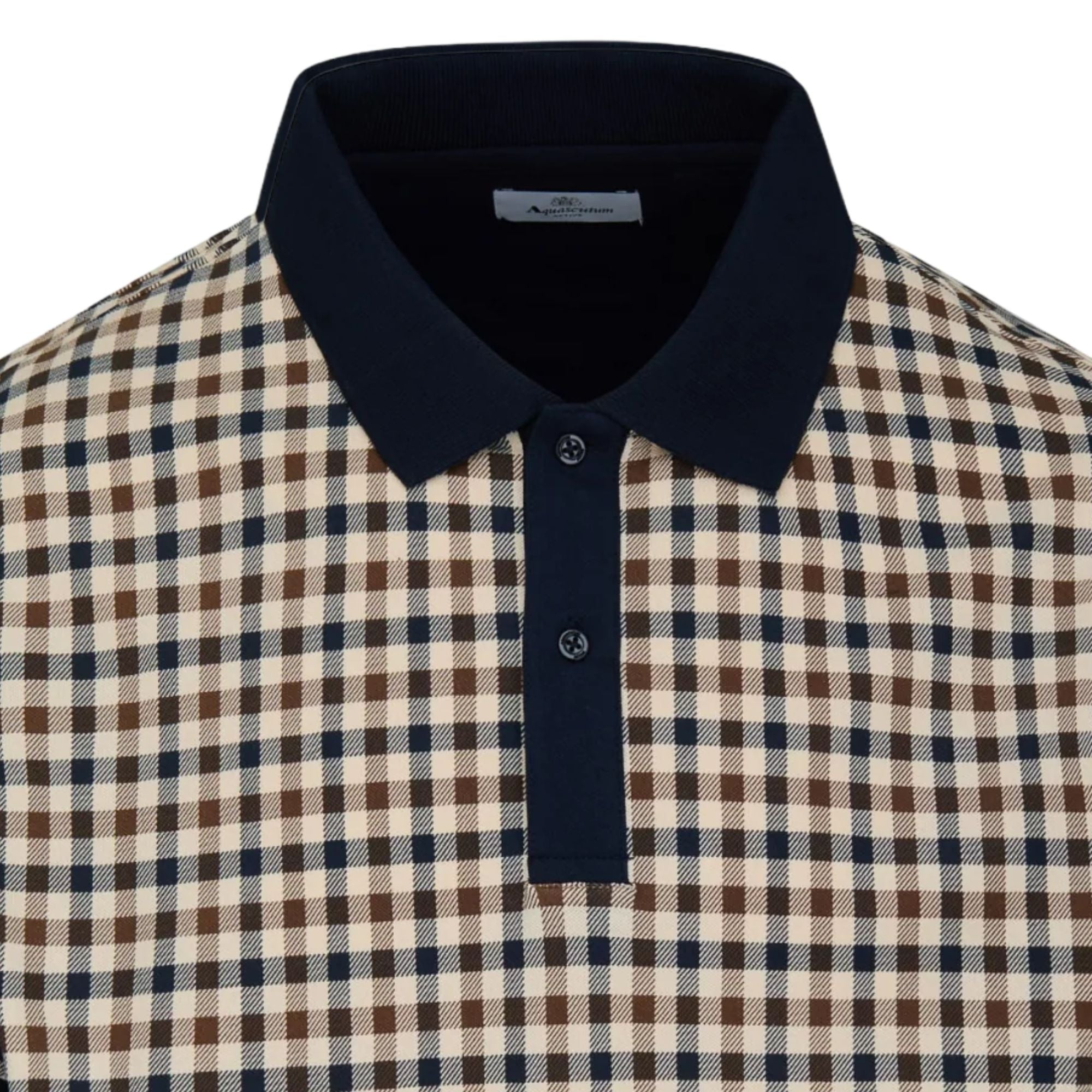 Club Check Polo Shirt - Navy