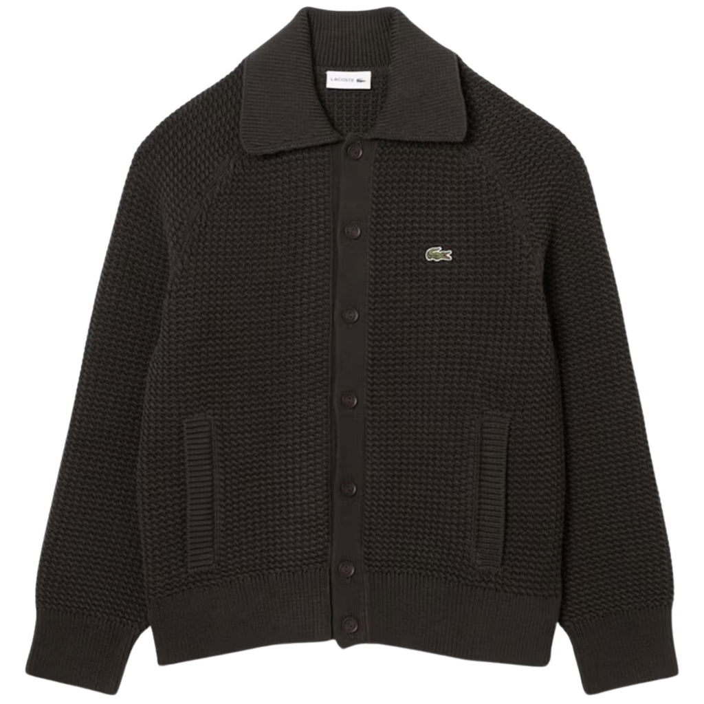 Lacoste Chunky Knit Cardigan - Buffalo