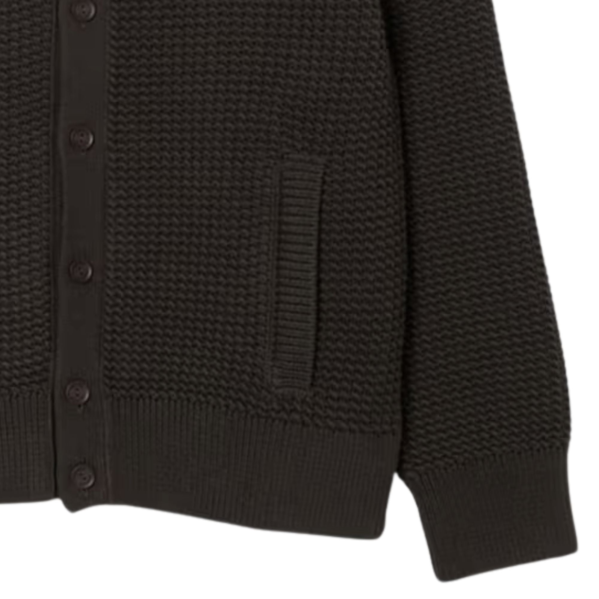 Lacoste Chunky Knit Cardigan - Buffalo