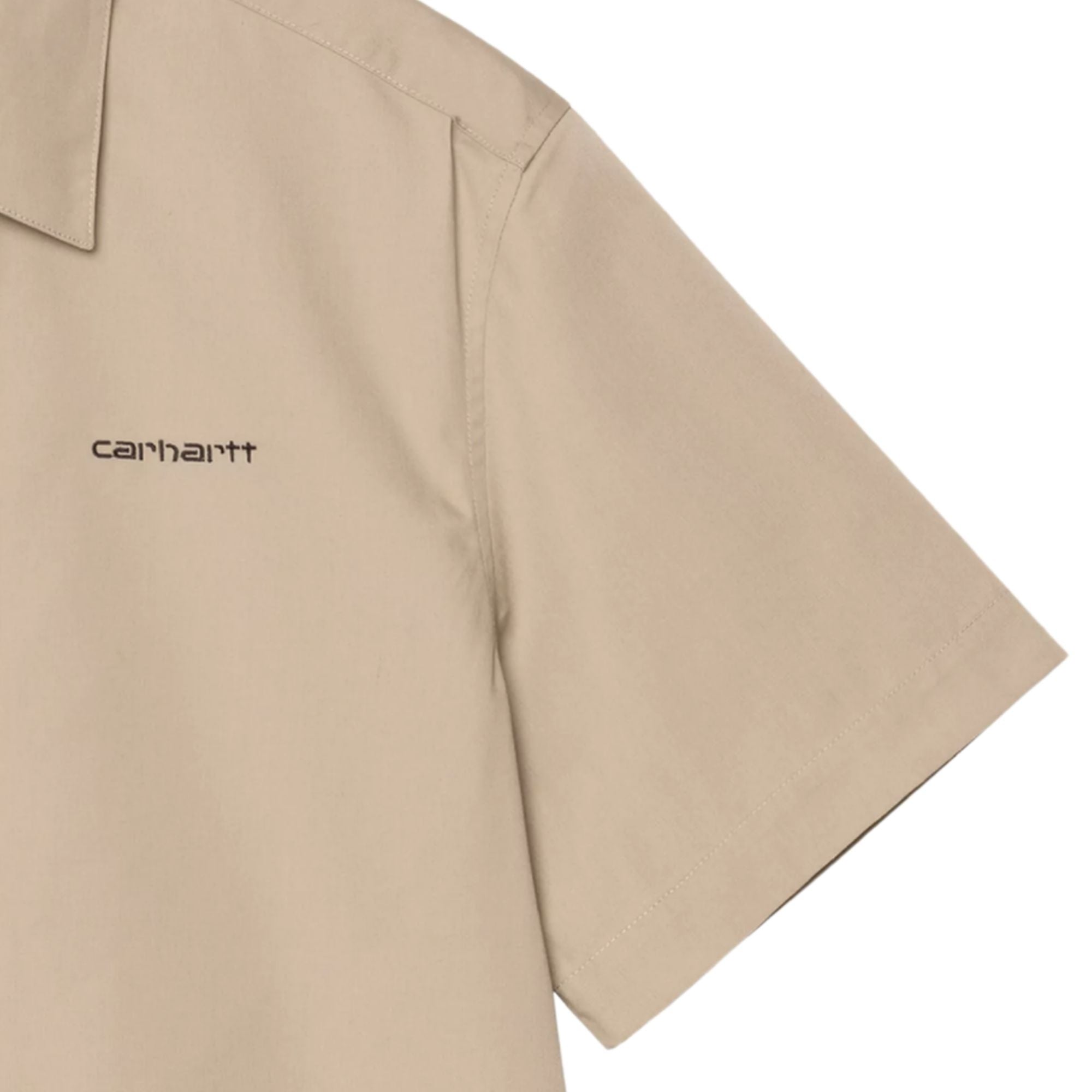 Short Sleeve Postal Zip Shirt - Iroko