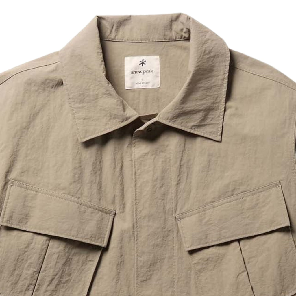 Snow Peak Washer Jacket - Greige