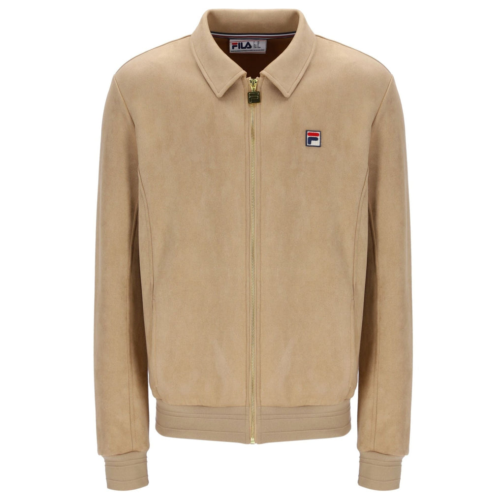 Fila Vintage Francesco Suede Jacket - Beige