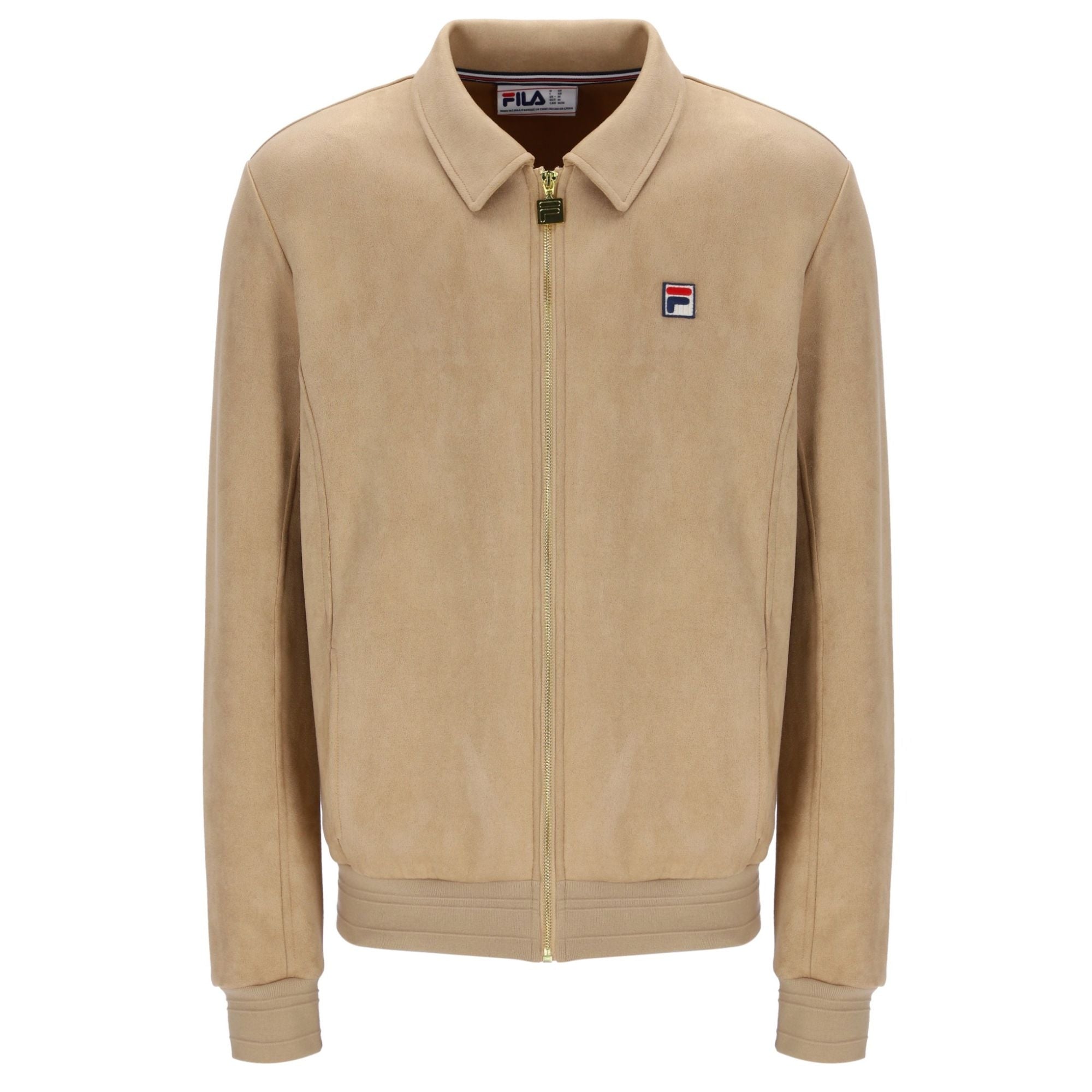 Fila Vintage Francesco Suede Jacket - Beige