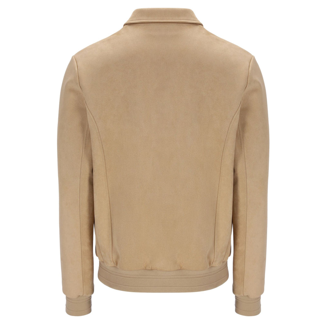 Fila Vintage Francesco Suede Jacket - Beige