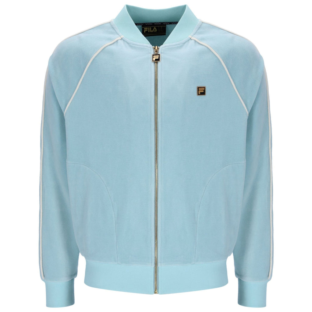Fila Vintage Fella Velour Jacket - Sterling