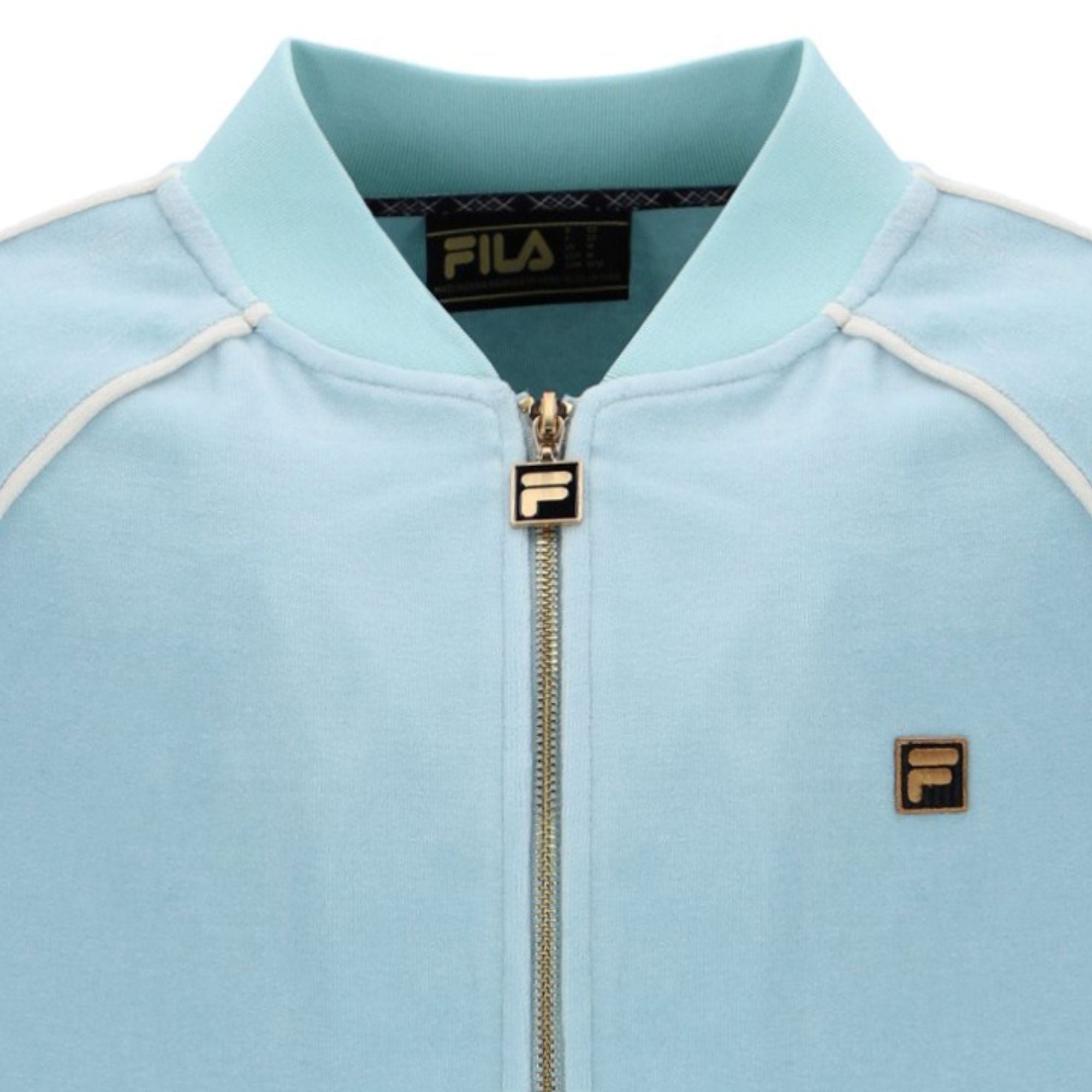 Fila Vintage Fella Velour Jacket - Sterling