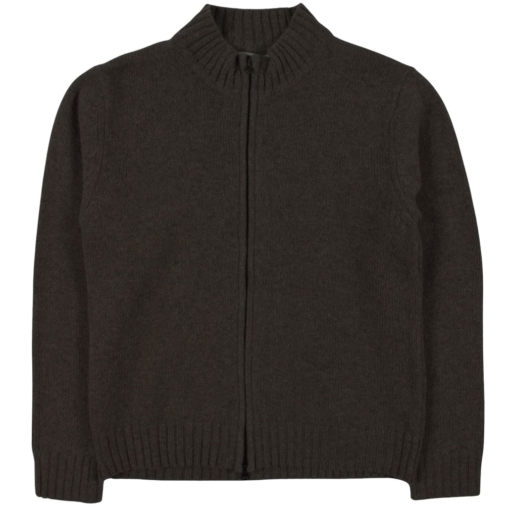 Pittari Fell Zip Cardigan - Cocoa