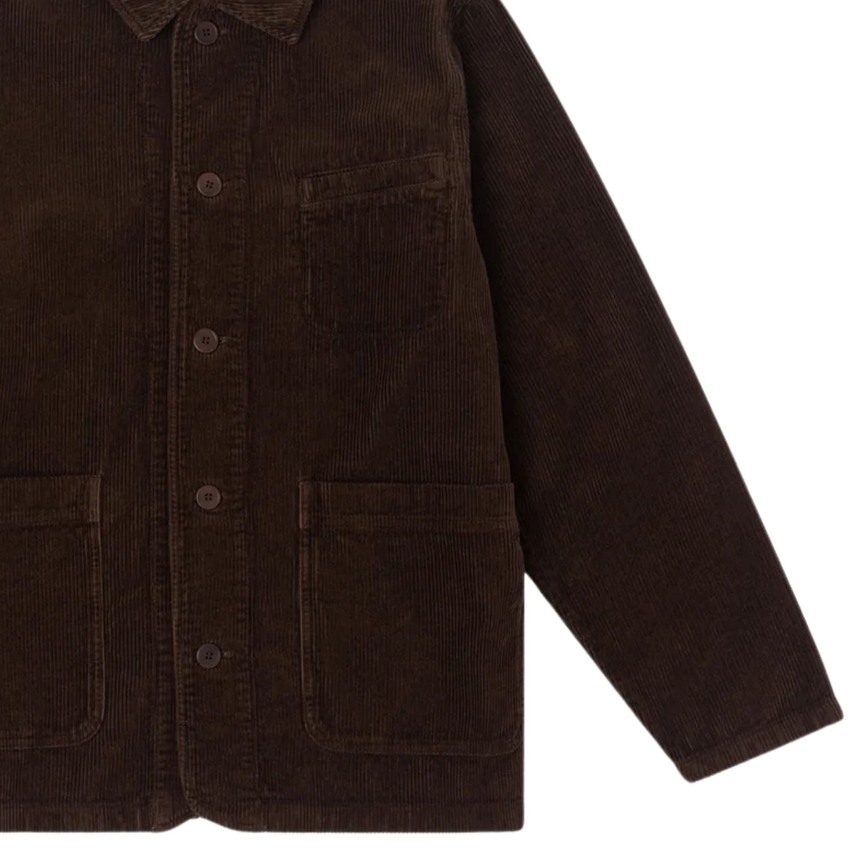 Kestin 8-Wale Organic Corduroy Huntly Jacket - Peat