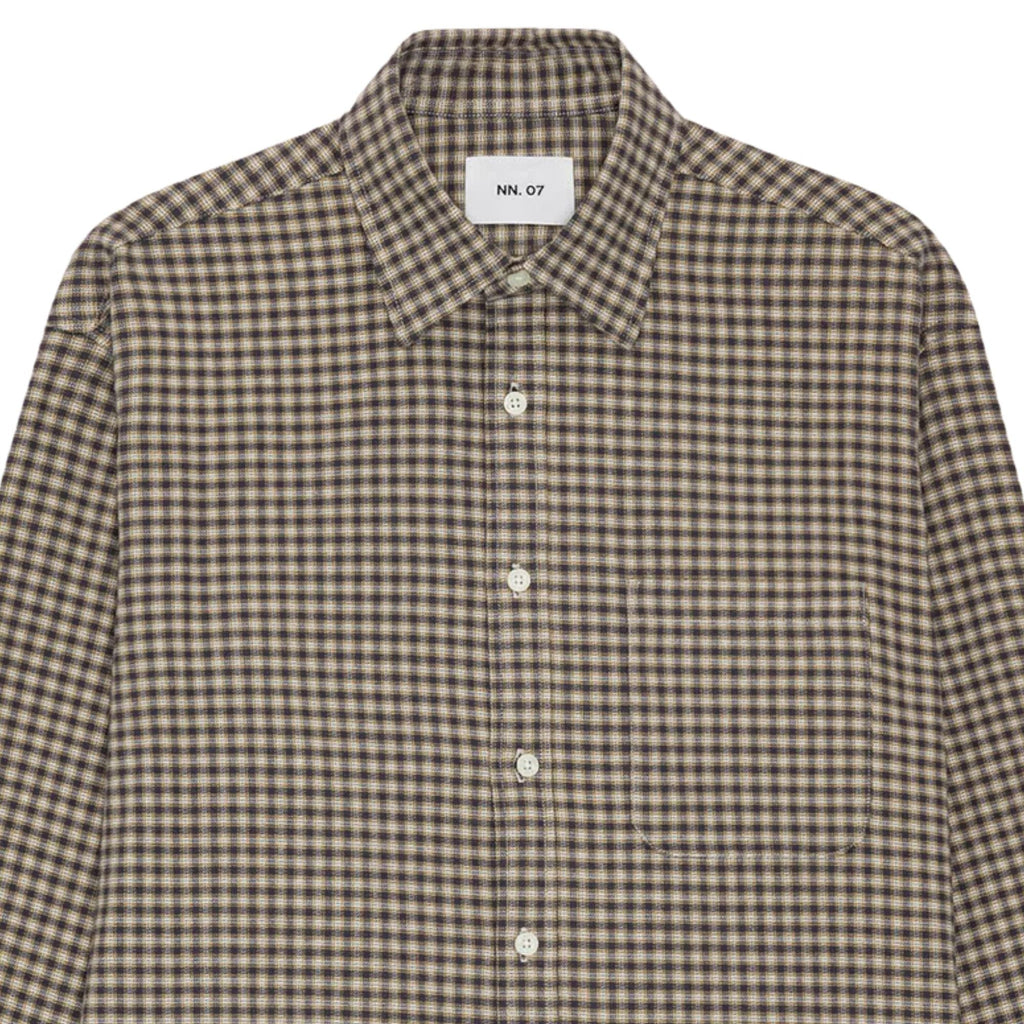 NN07 Deon Shirt - Sand Green