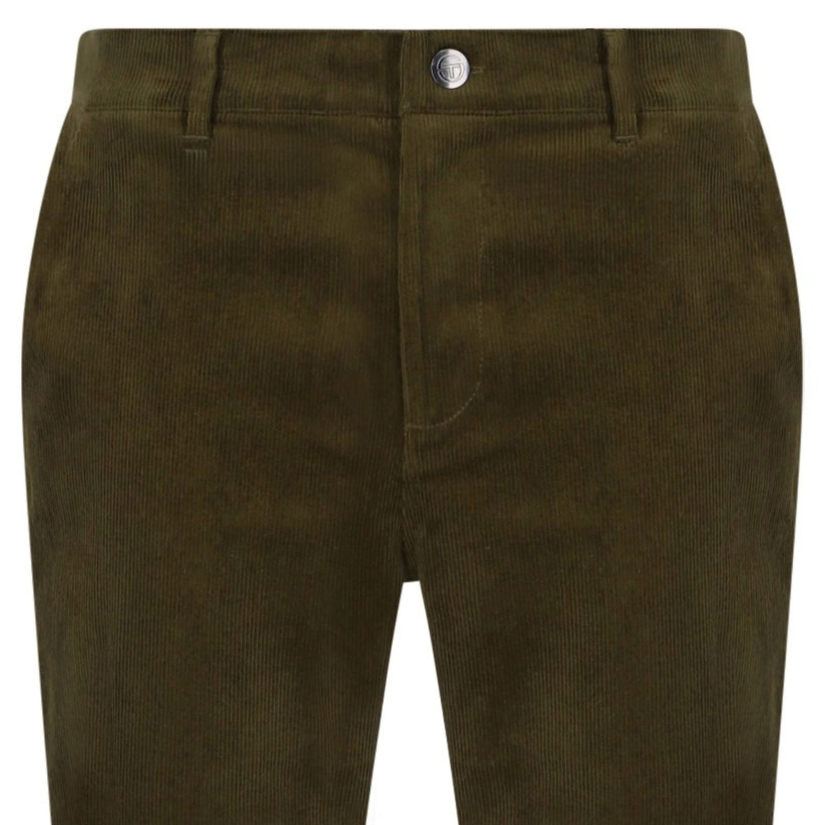 Sergio Tacchini Amico Corduroy Track Pant - Dark Olive