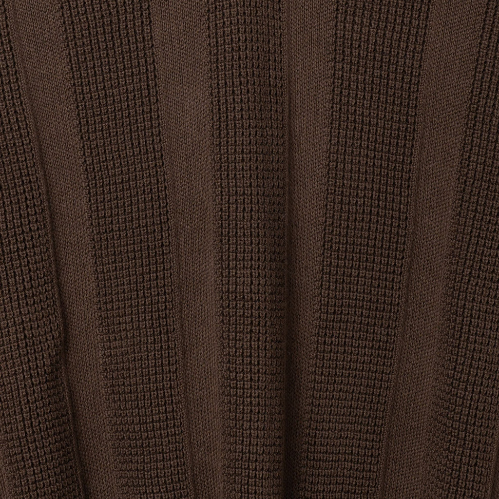 Far Afield Clifford Knitted Polo - Brown