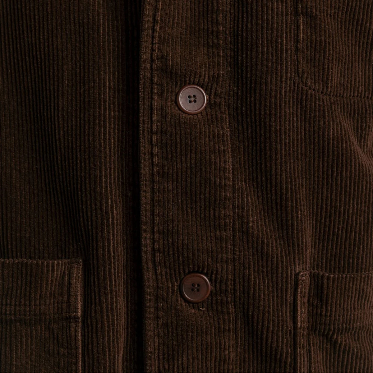 Kestin 8-Wale Organic Corduroy Huntly Jacket - Peat
