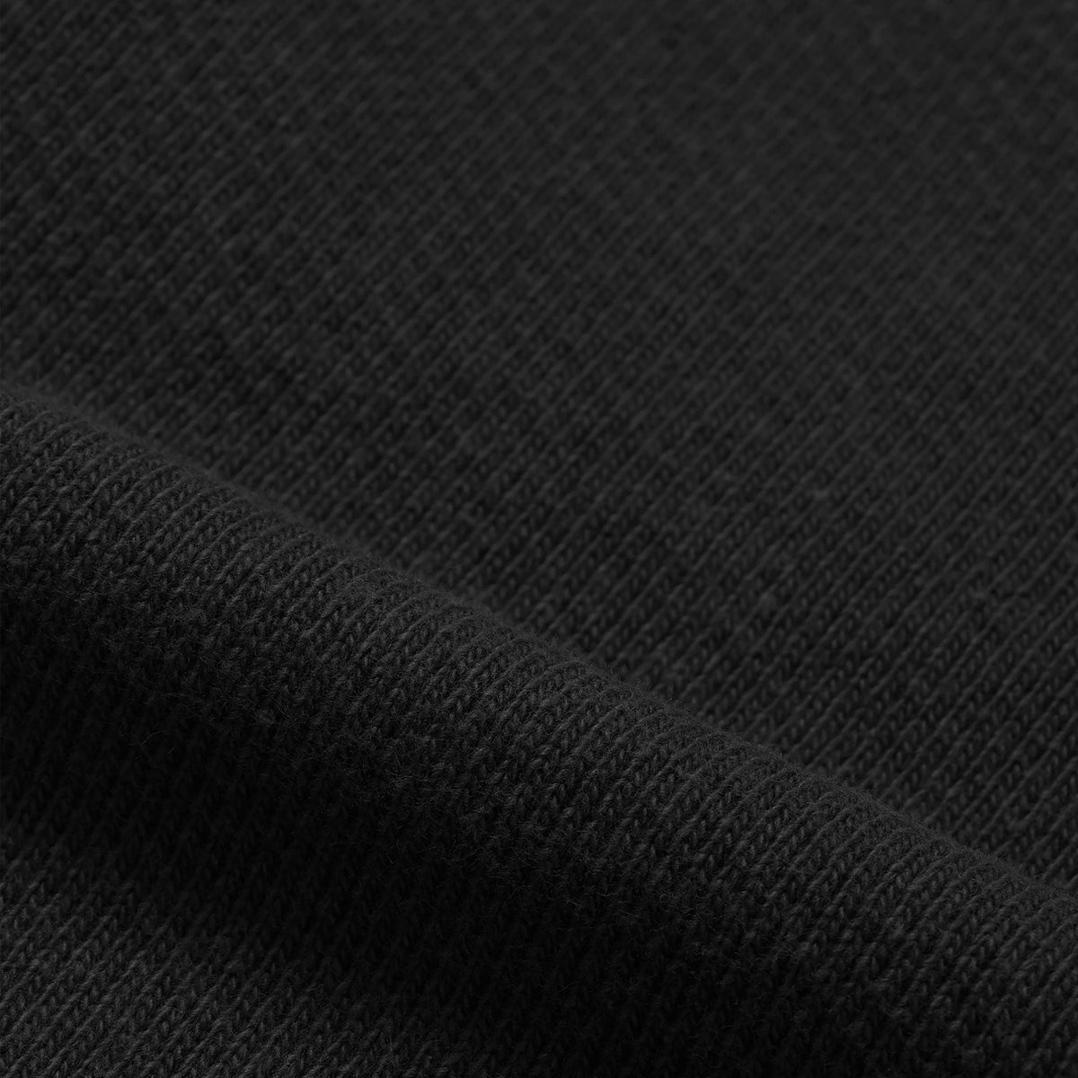 Wonder Looper Double Heavyweight French Terry Pullover Crewneck - Sumi Black