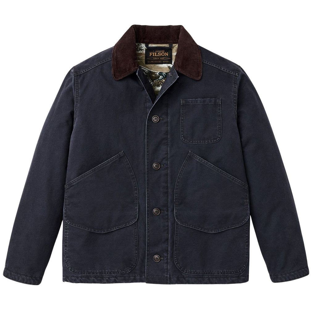 Filson Insulated Canvas Outfitter Jacket - Dark Navy