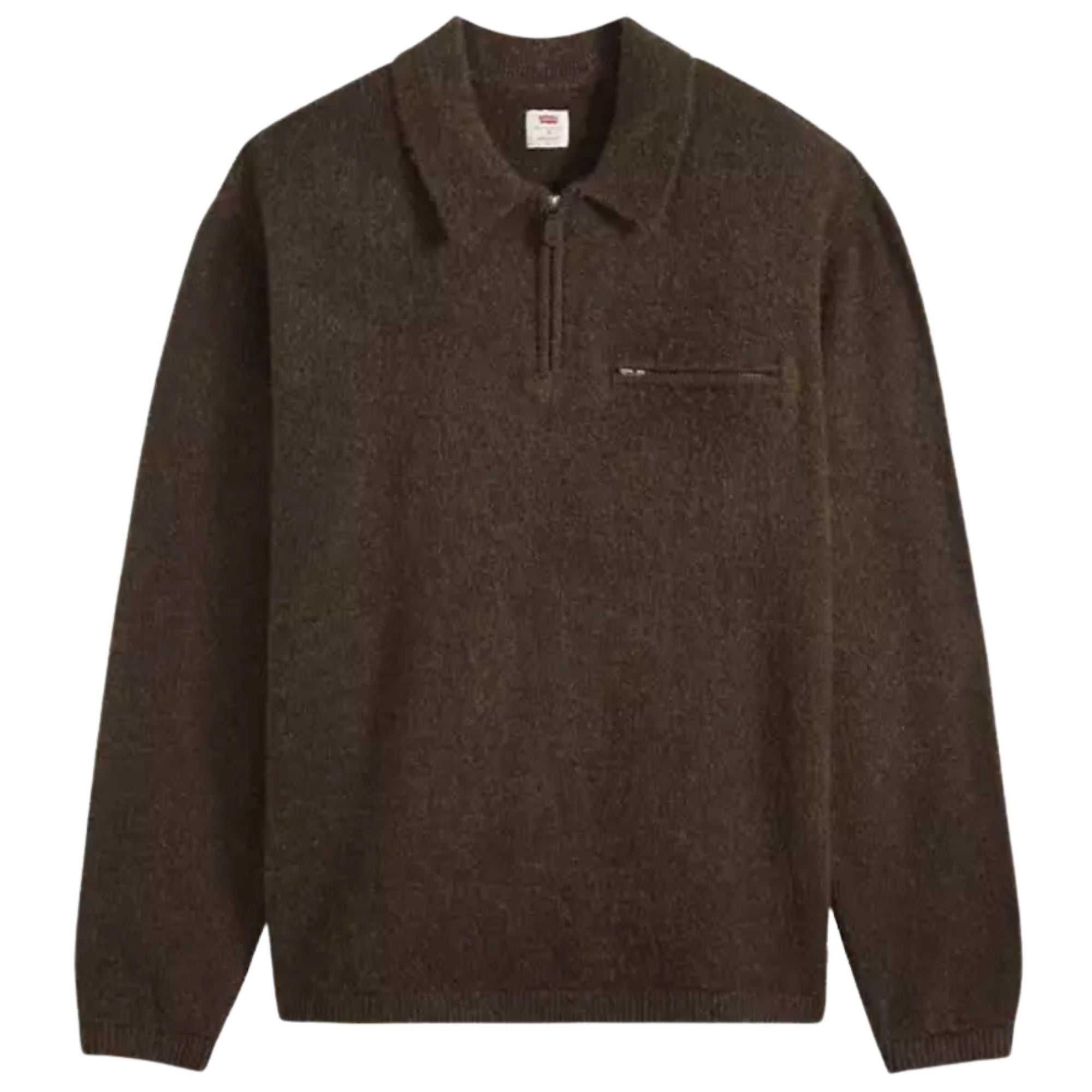 Levi's® Boulder Quarter-zip Sweater - Fudge