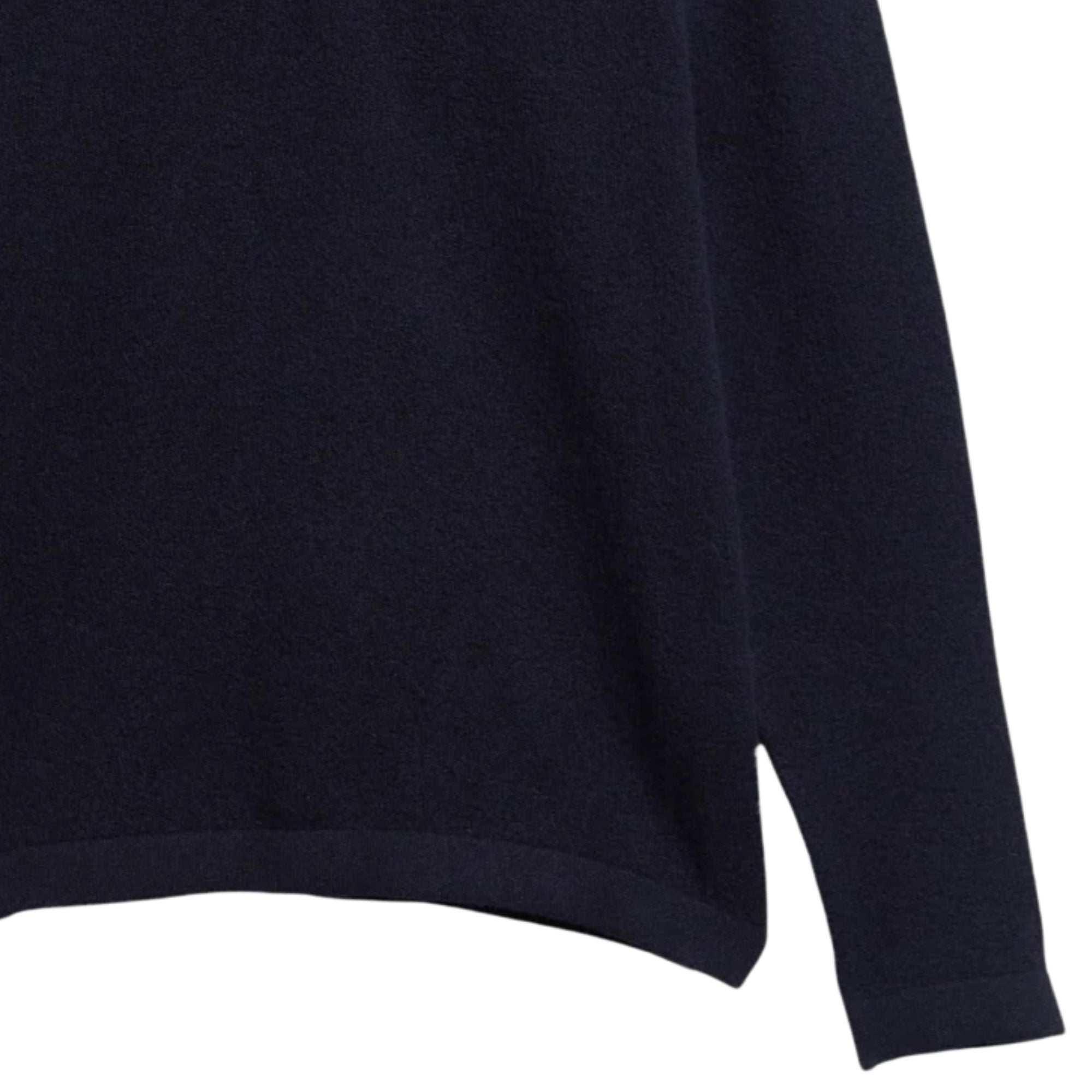 Barbour Bearsted Knitted Zip Polo Shirt - Dark Navy