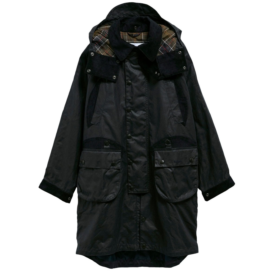 Barbour x Norbit Long Wax Jacket - Sage