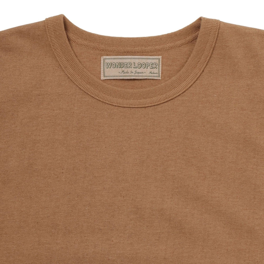 Wonder Looper Foxfibre Tsuriami T-Shirt - Brown