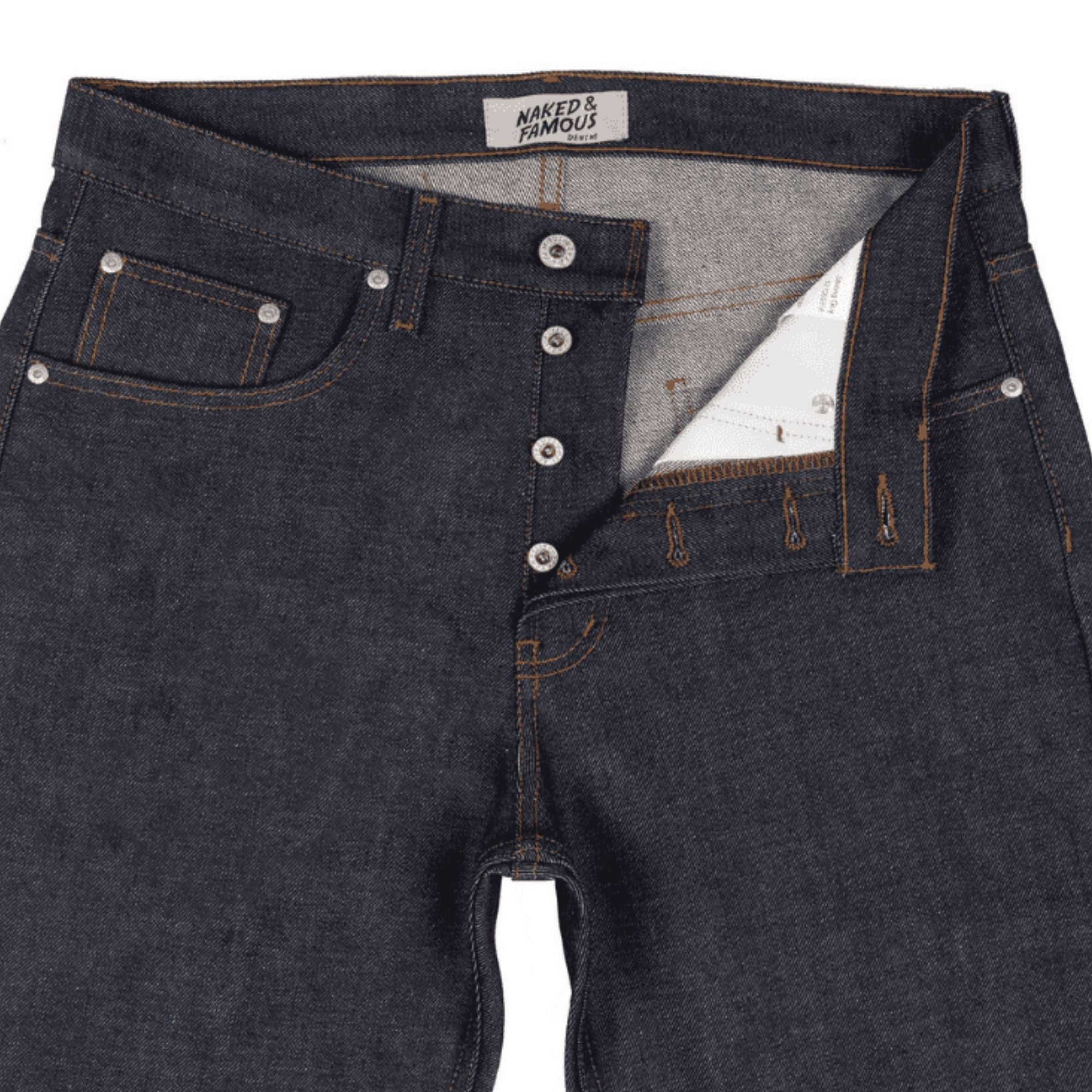 Weird Guy Dirty Fade Denim Jeans - Indigo