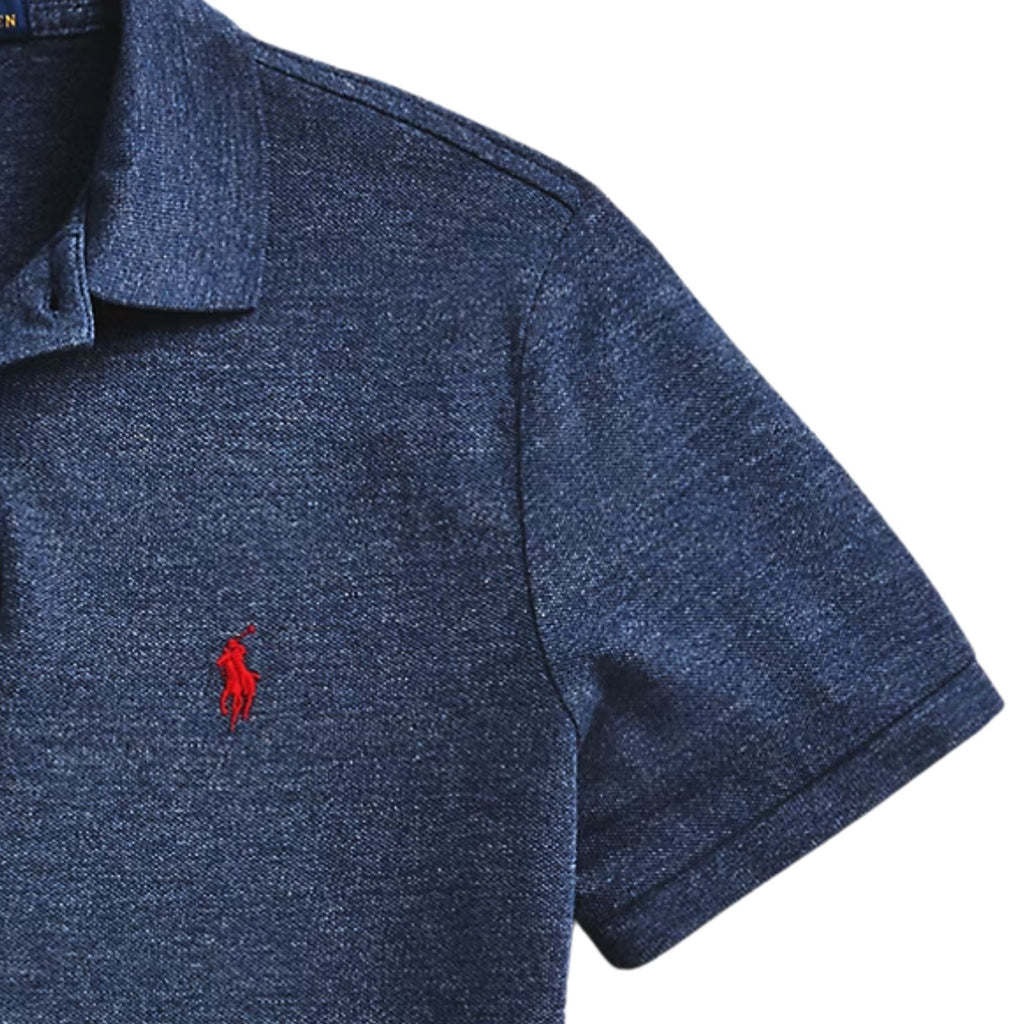 Polo Ralph Lauren The Iconic Custom Slim Fit Mesh Polo - Classic Royal Heather