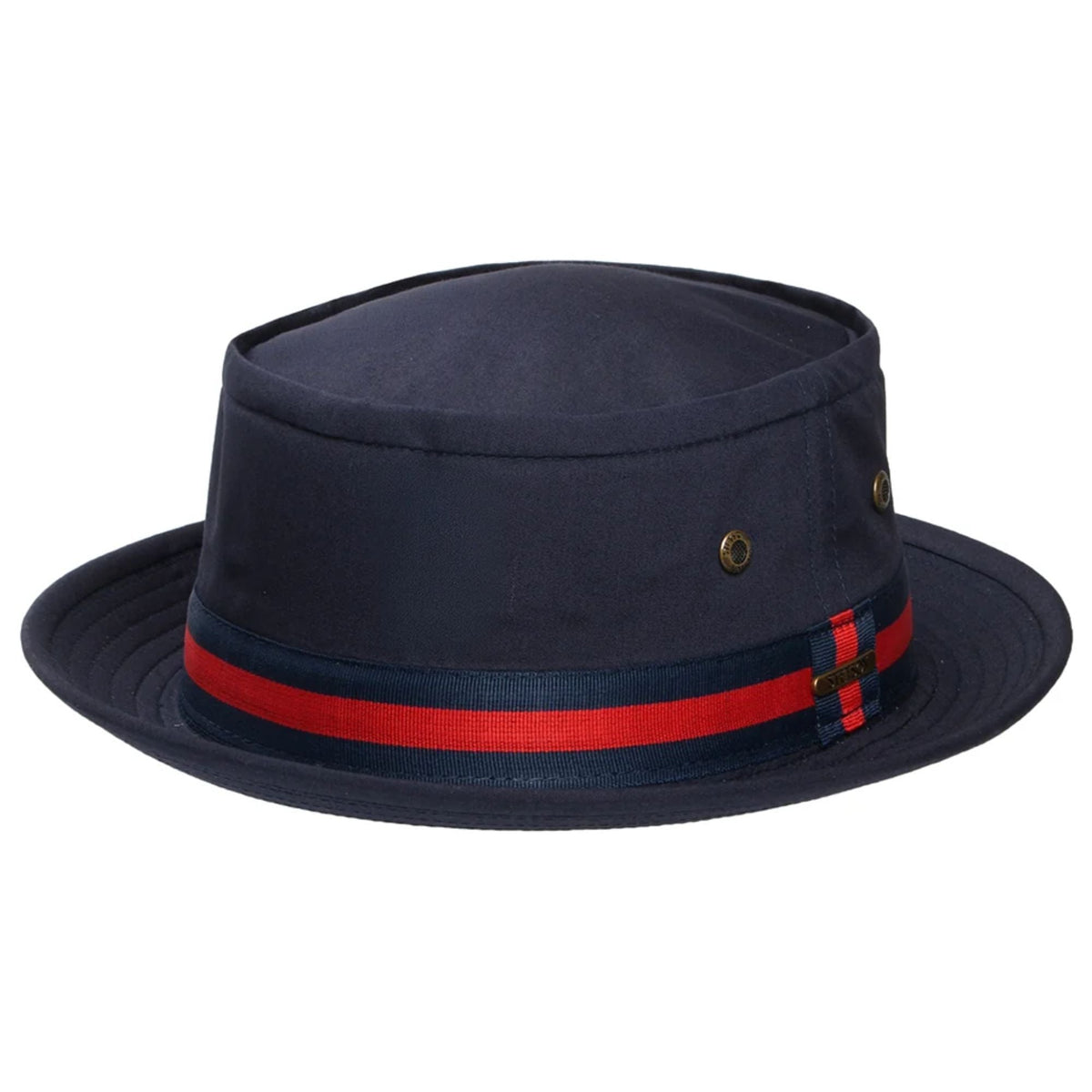 Stetson Hats Fishermans Bucket Pork Pie Hat - Dark Navy
