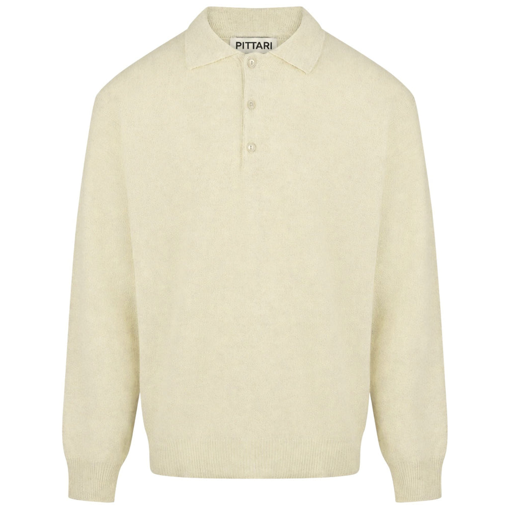 Pittari Knitted Polo Shirt - Ecru