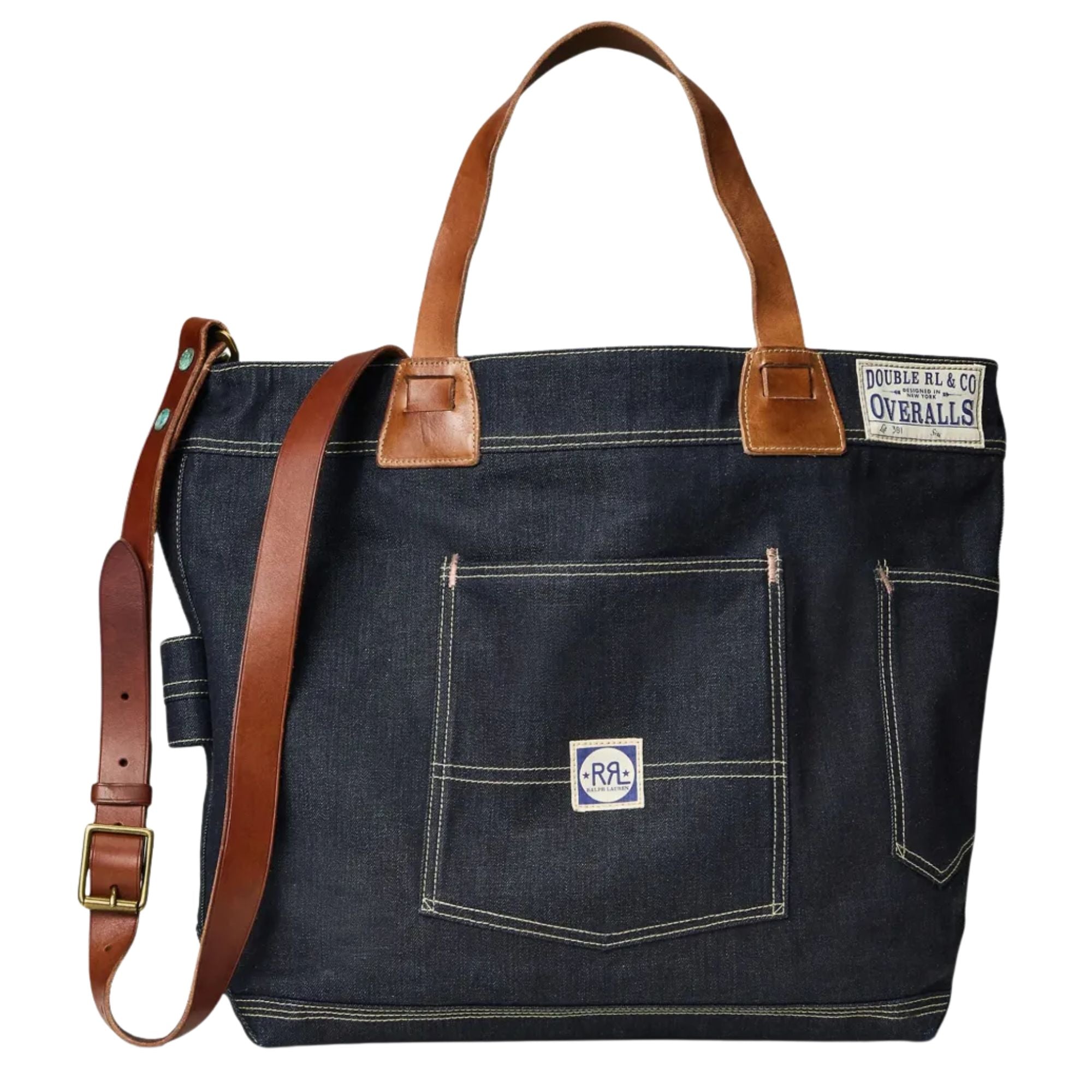 RRL by Ralph Lauren Leroy Denim Tote Bag - Indigo