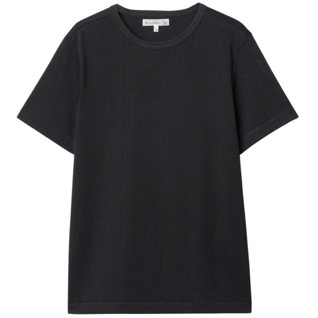 Merz b Schwanen 2M15 Mid-Century Machine Refined Fit T-Shirt - Charcoal