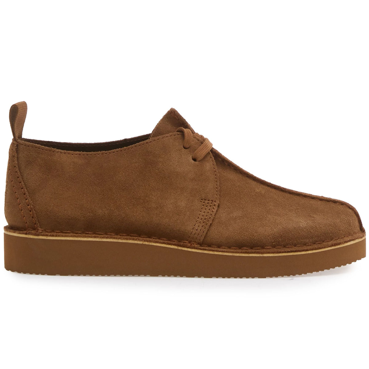 Clarks Originals Desert Treck Shoes - Cola Suede
