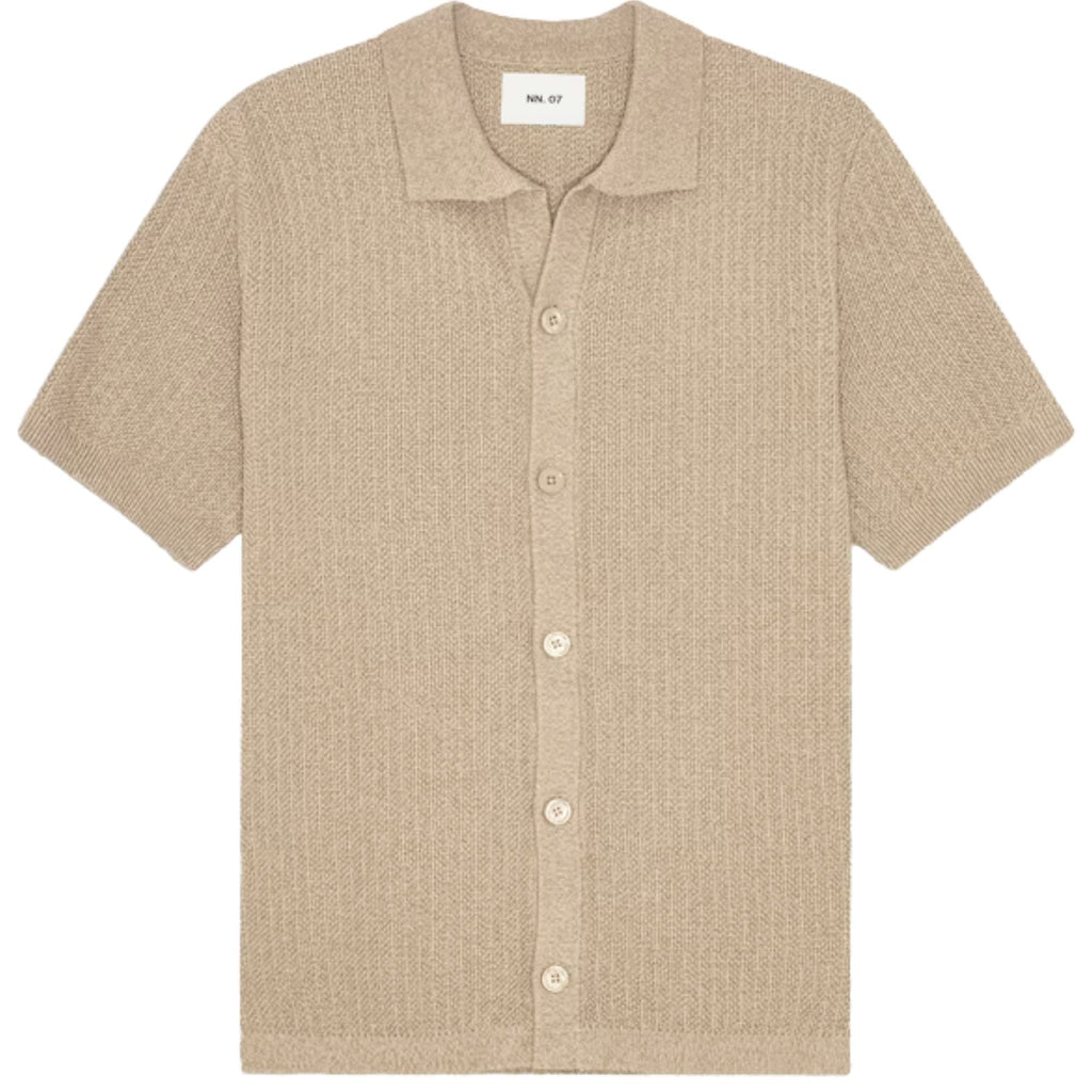 NN07 Ares Organic Cotton Shirt - Desert