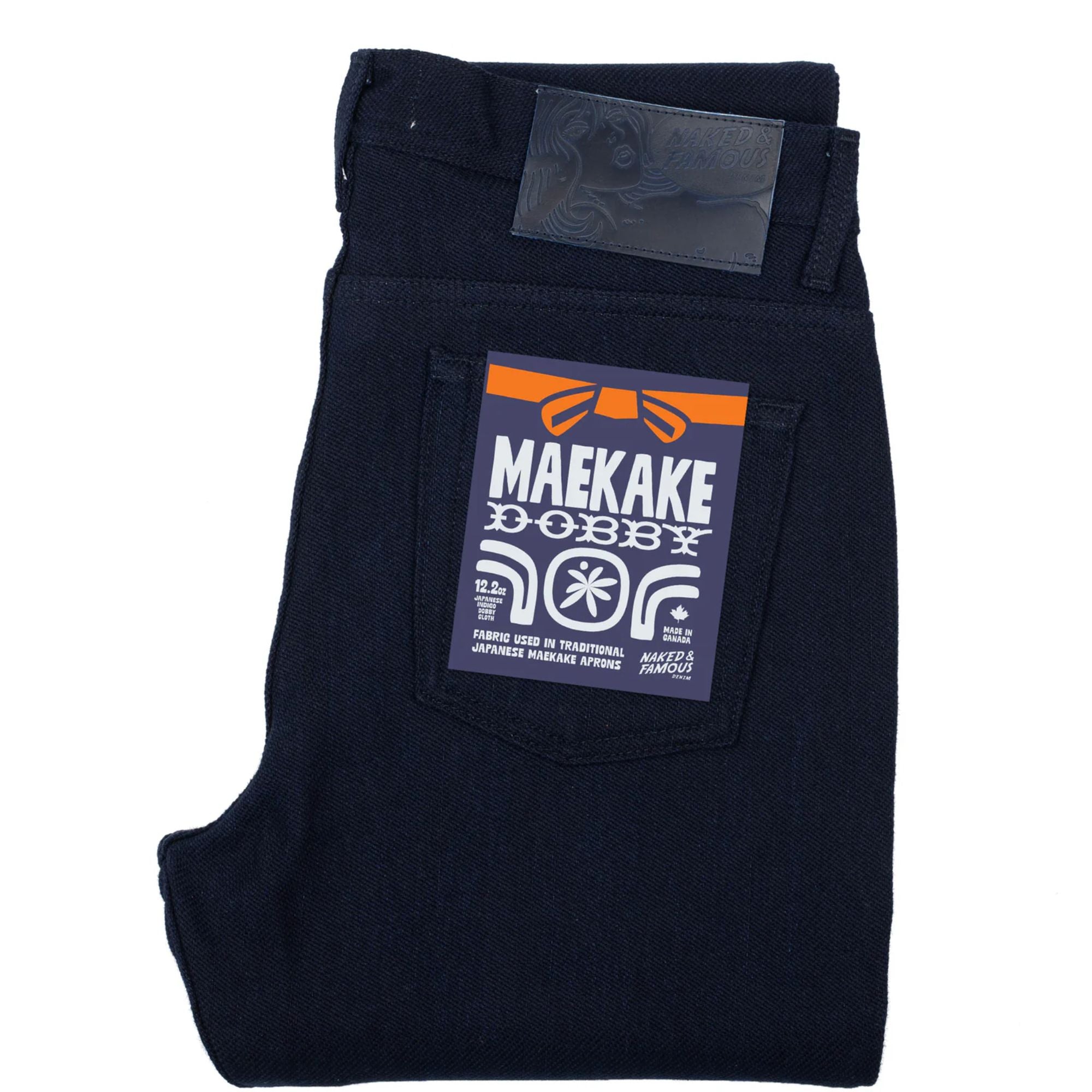 Naked and Famous Weird Guy Maekake Dobby Selvedge - Indigo