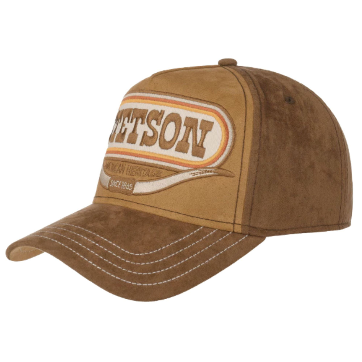 Stetson Buffalo Horn Cap - Brown