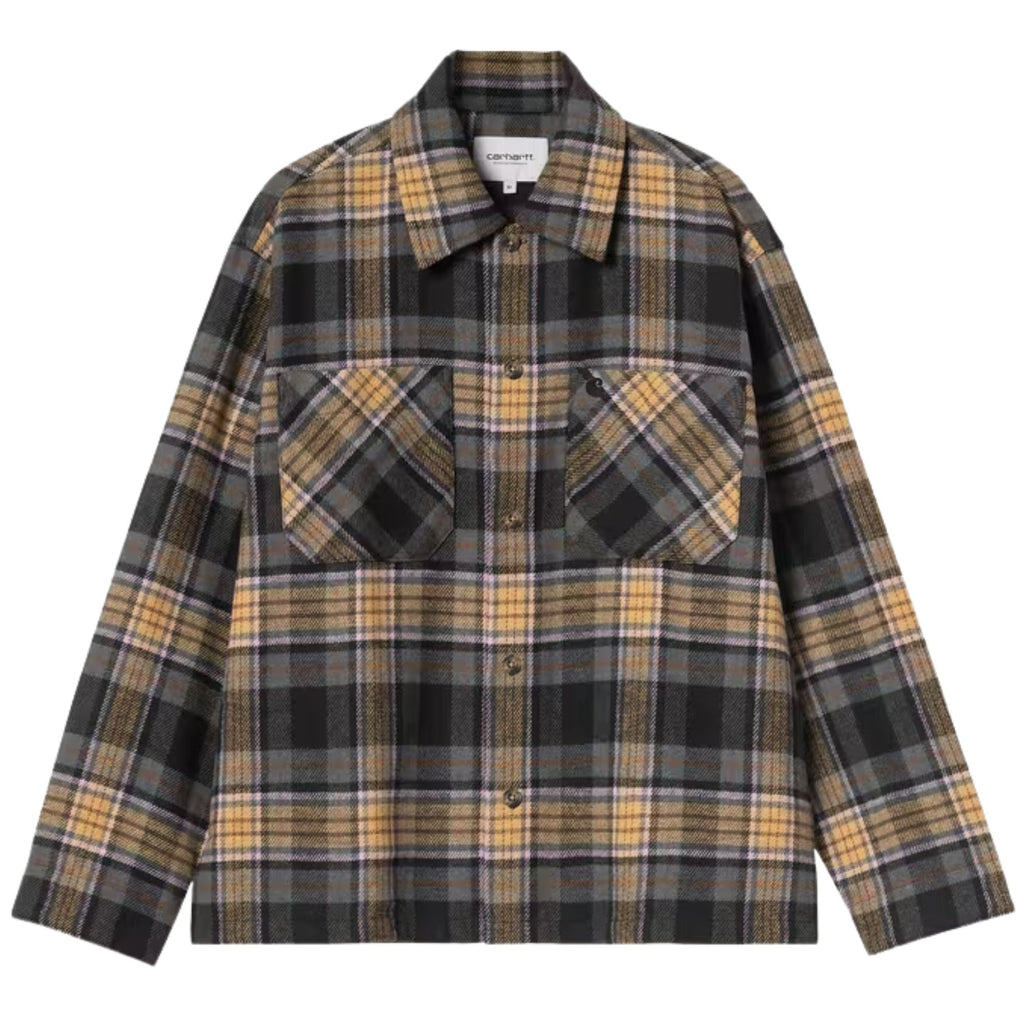 Carhartt WIP Long Sleeve Parson Shirt - Dusty Hamilton
