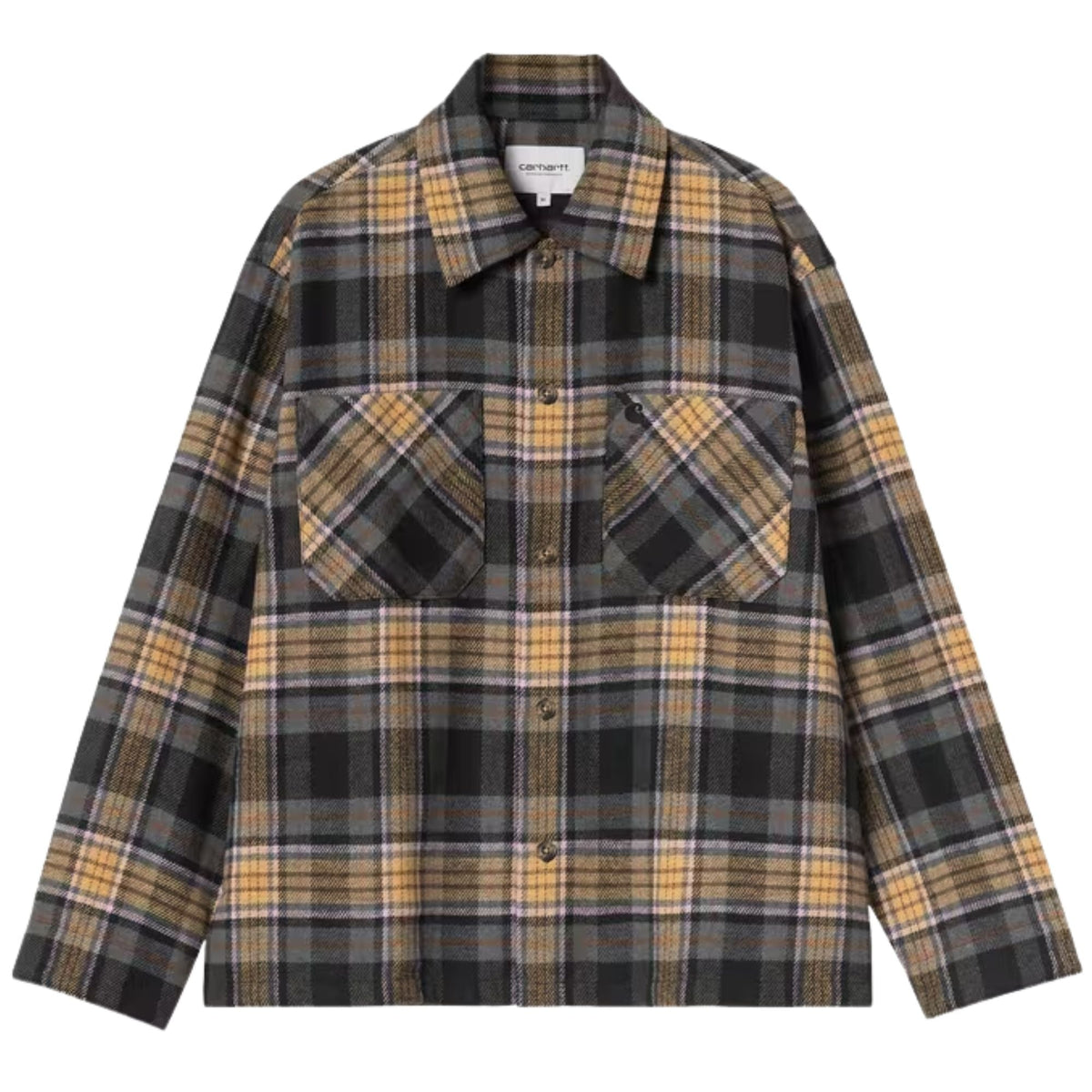 Carhartt WIP Long Sleeve Parson Shirt - Dusty Hamilton