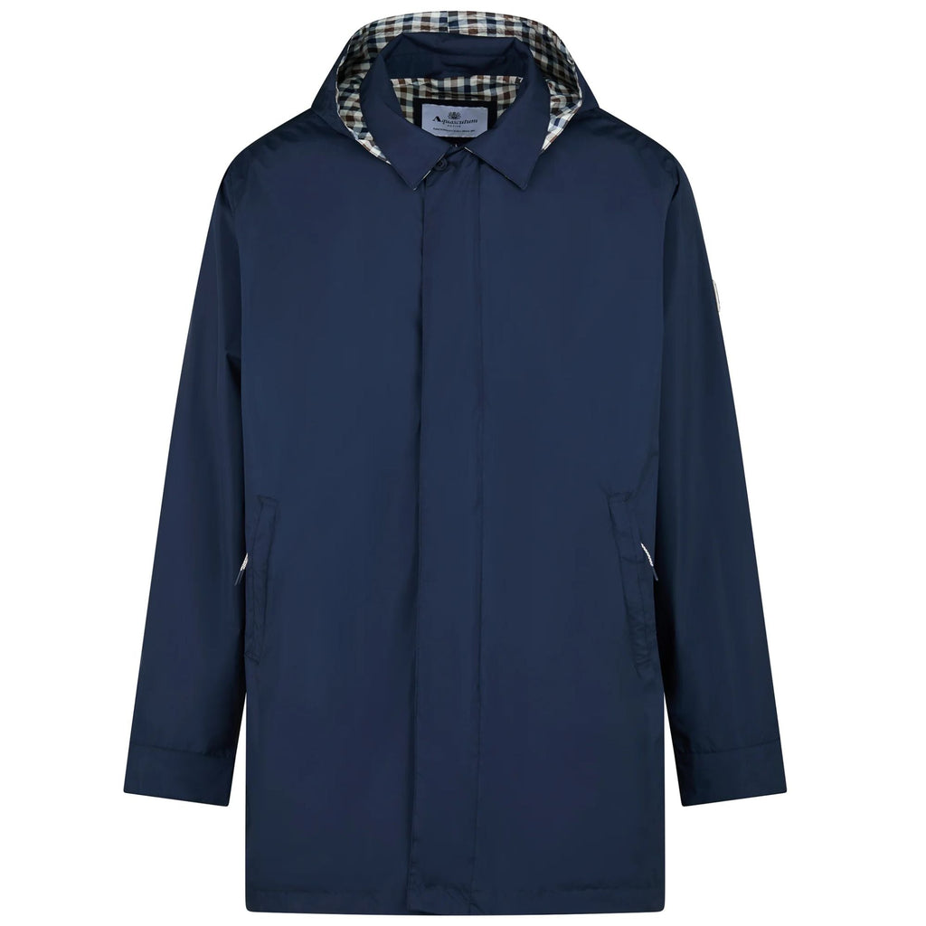 Aquascutum RLG Badge Packable Trench - Navy