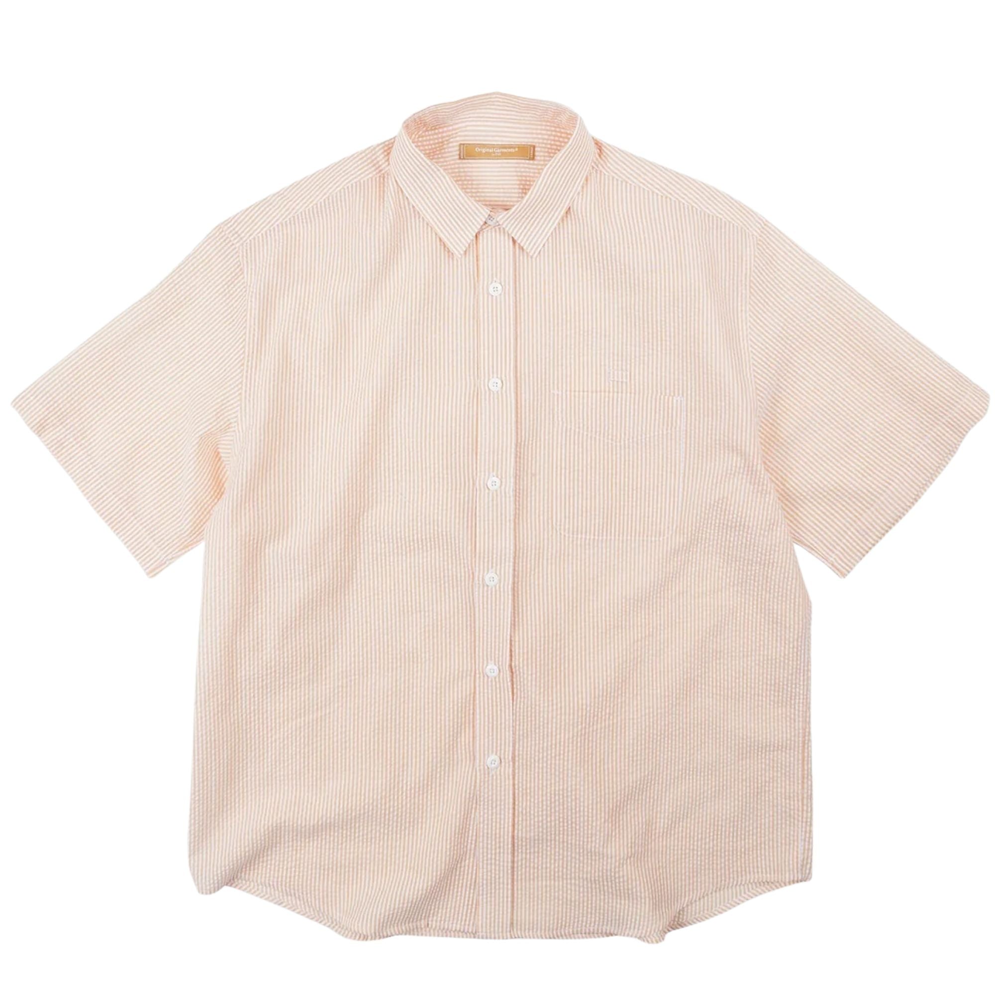 FrizmWORKS OG Stripe Seersucker Shirt - Orange