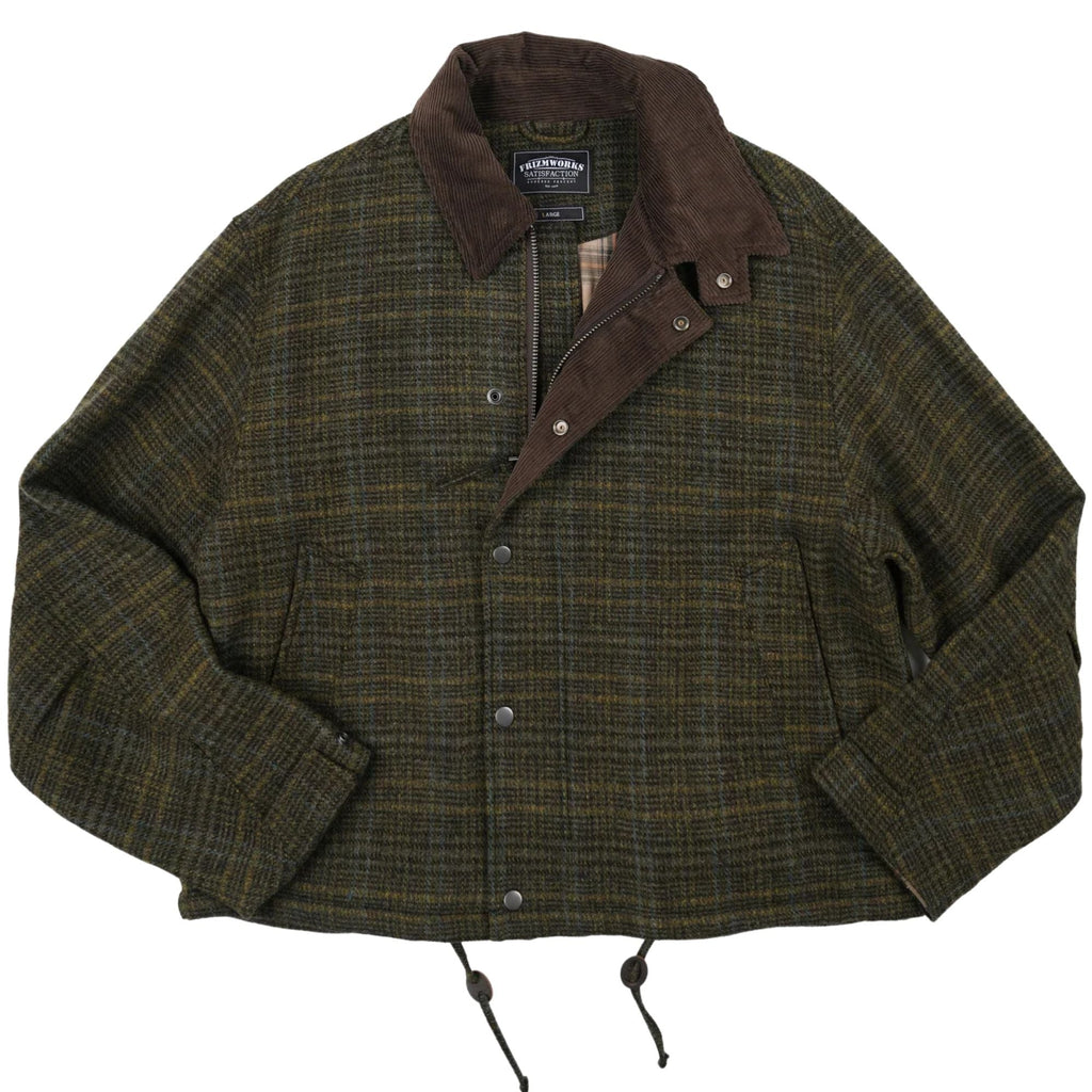 FrizmWORKS Wool Heritage Hunting Jacket - Seaweed