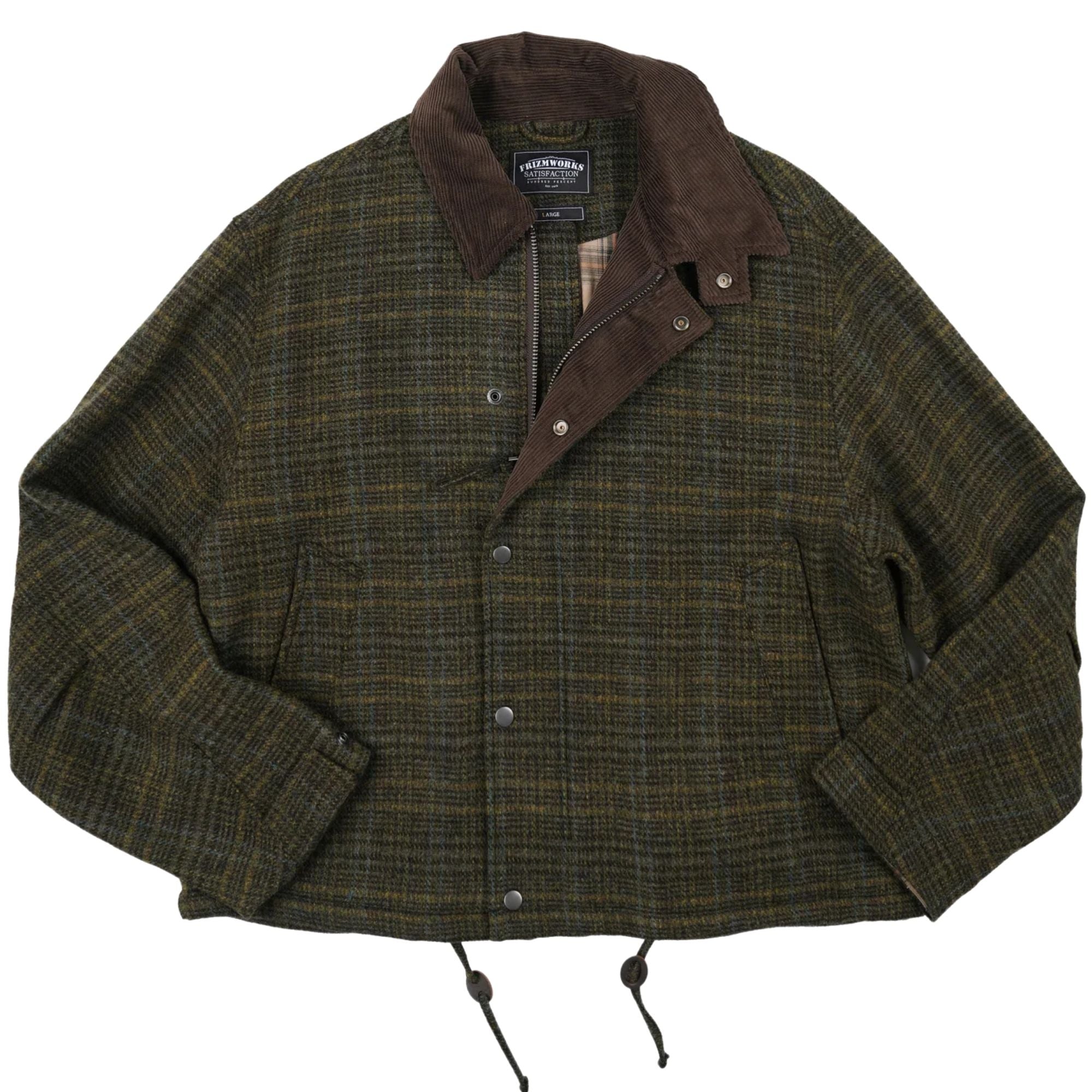 FrizmWORKS Wool Heritage Hunting Jacket - Seaweed