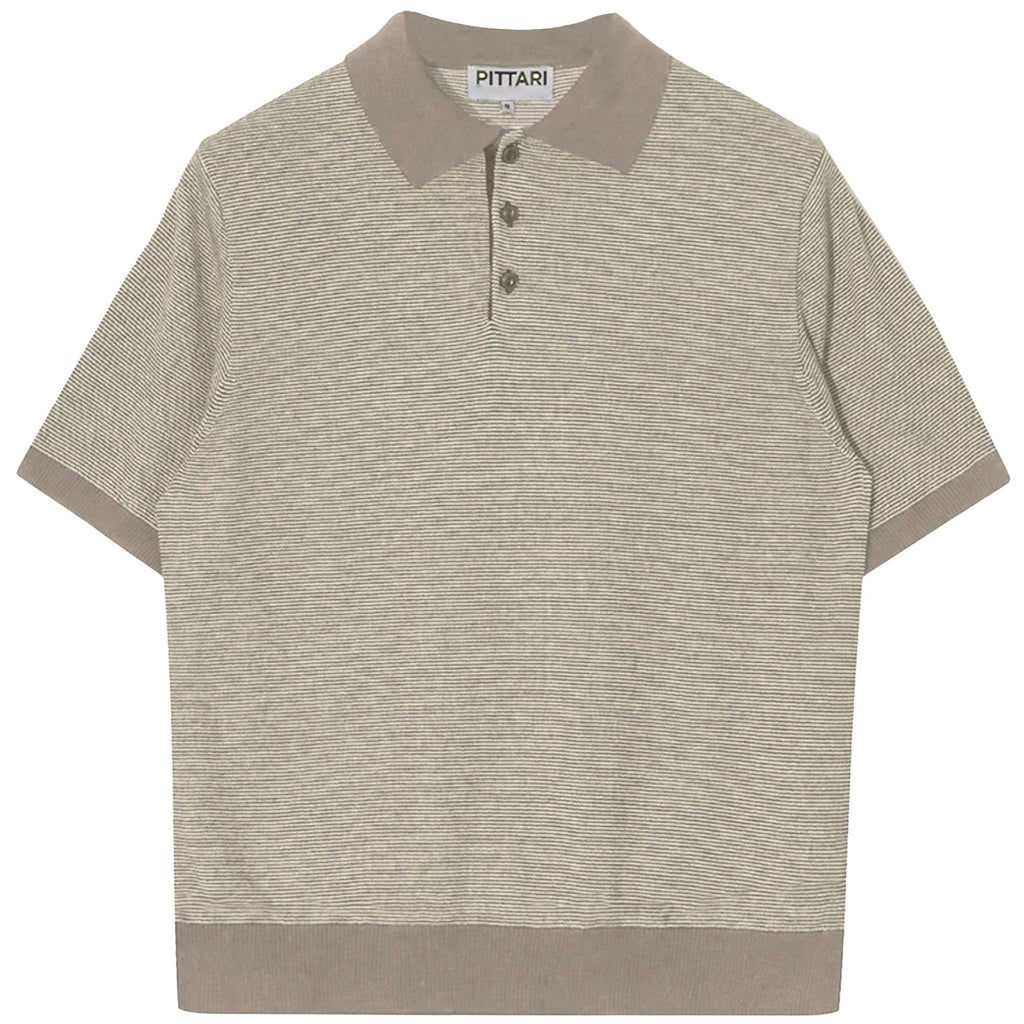Pittari Microstripe Short Sleeve Polo - Trian