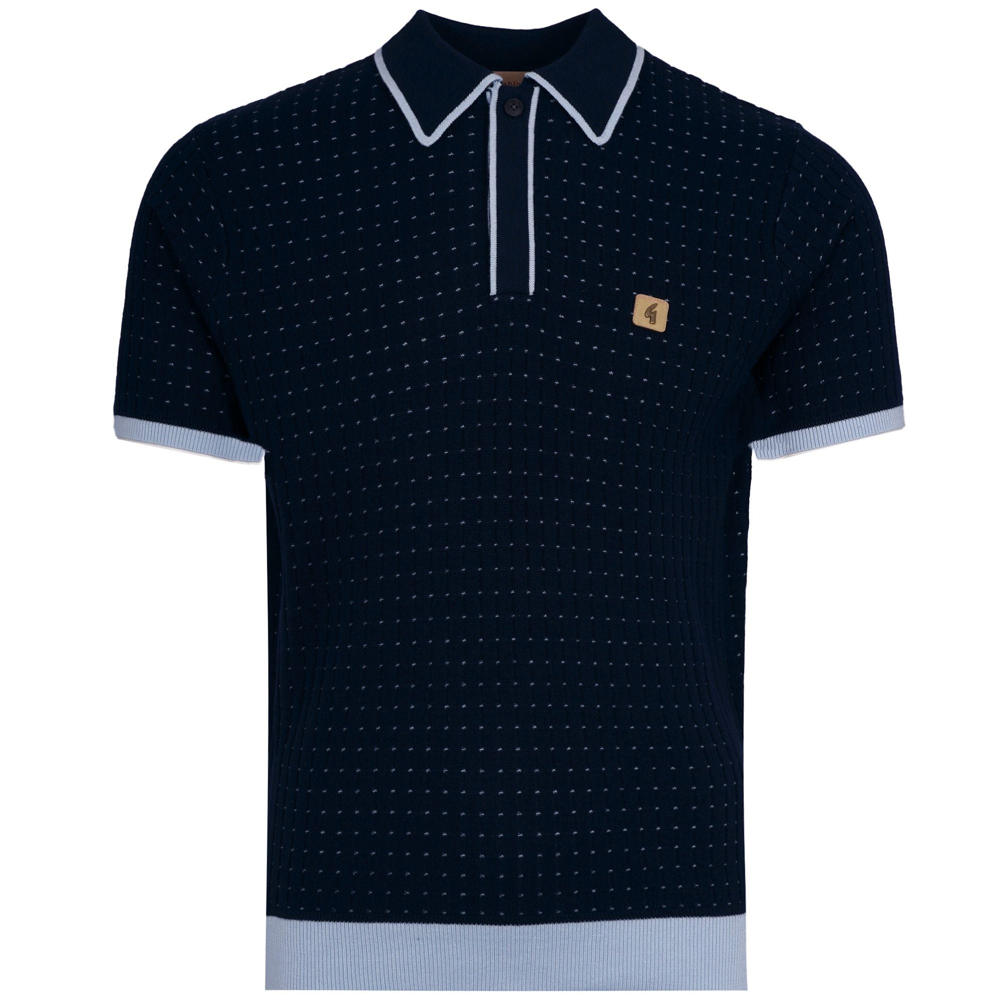 Osbourne Knit Polo - Navy