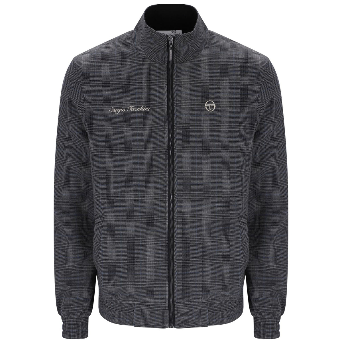 Sergio Tacchini Deluca Track Jacket - Charcoal Marl/Black