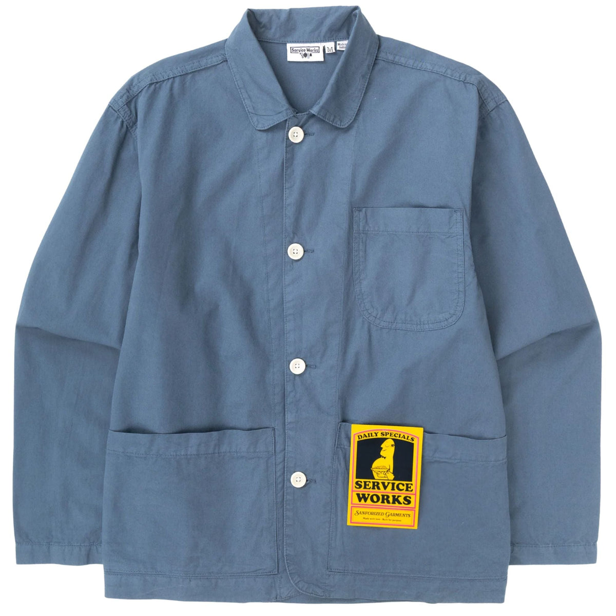 Service Works Tech Twill Easy Chef Shirt - Slate