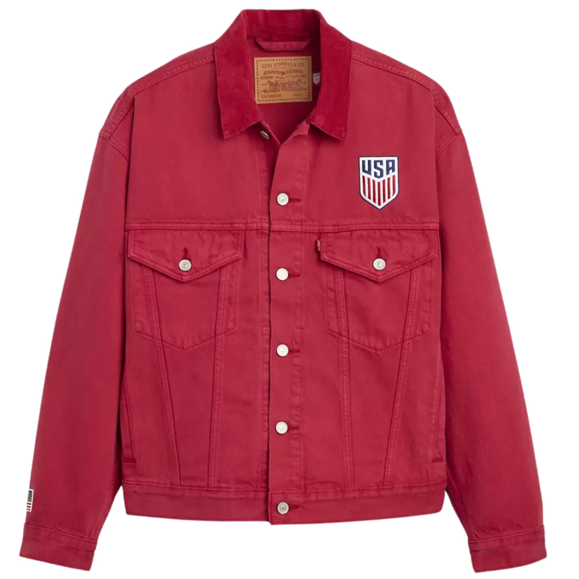 Levi's® U.S. Soccer Type III Jacket - Red