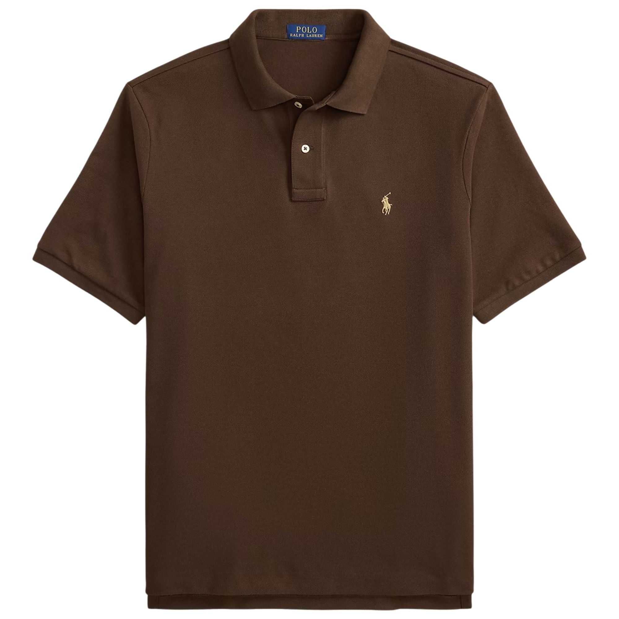 Polo Ralph Lauren The Iconic Classic Fit Mesh Polo - Nutmeg Brown