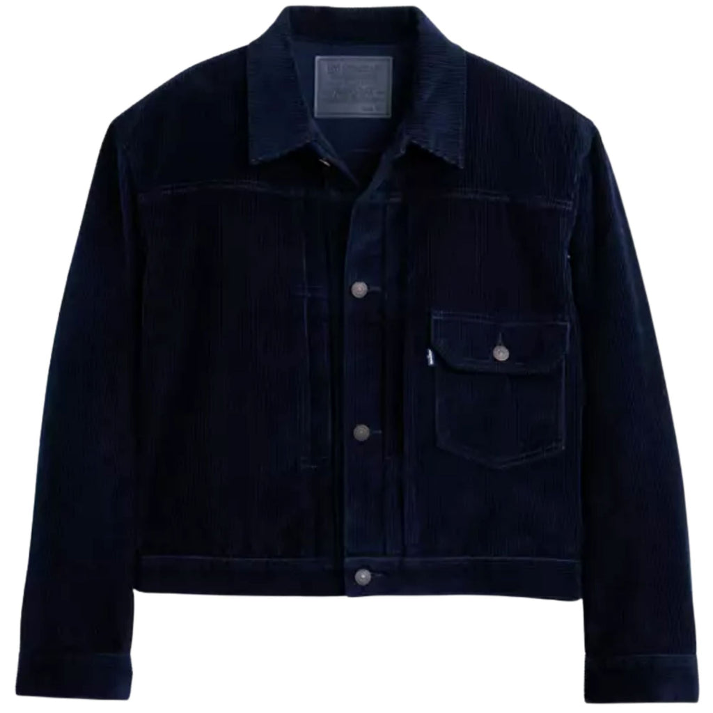 Levi's Blue Tab Type I Corduroy Trucker Jacket - Night Sky