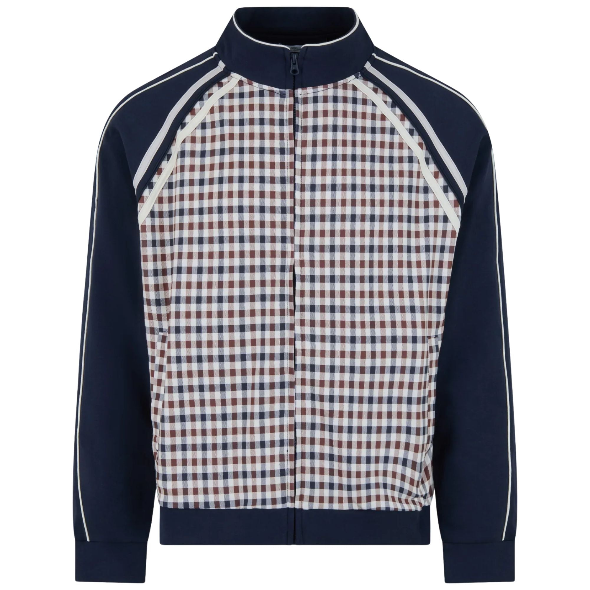 Aquascutum Active Scuba Club Check Track Top - House Check