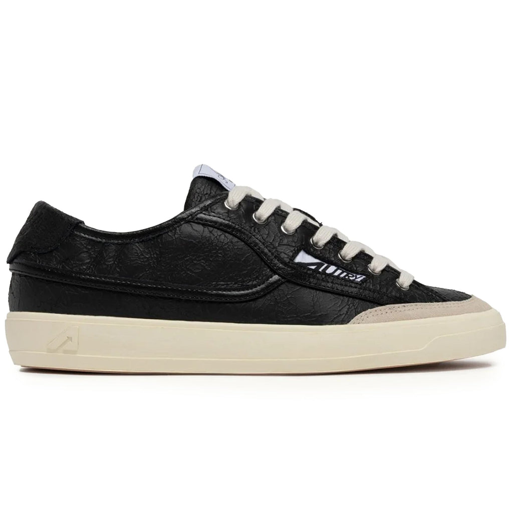 Autry Windscape Low Sneakers - Black/Sand Crackle-Effect
